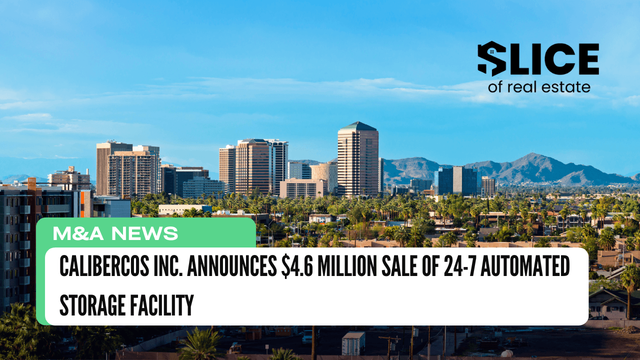 CaliberCos Inc. Announces $4.6 Million Sale of 24-7 Automated Storage Facility