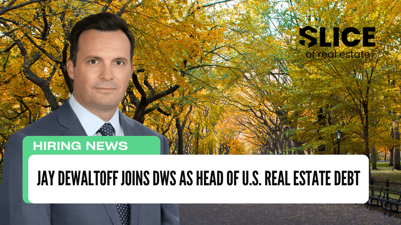Jay DeWaltoff Joins DWS as Head of U.S. Real Estate Debt