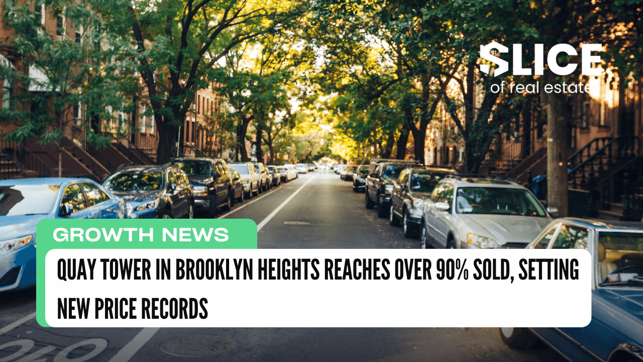 Quay Tower in Brooklyn Heights Reaches Over 90% Sold, Setting New Price Records